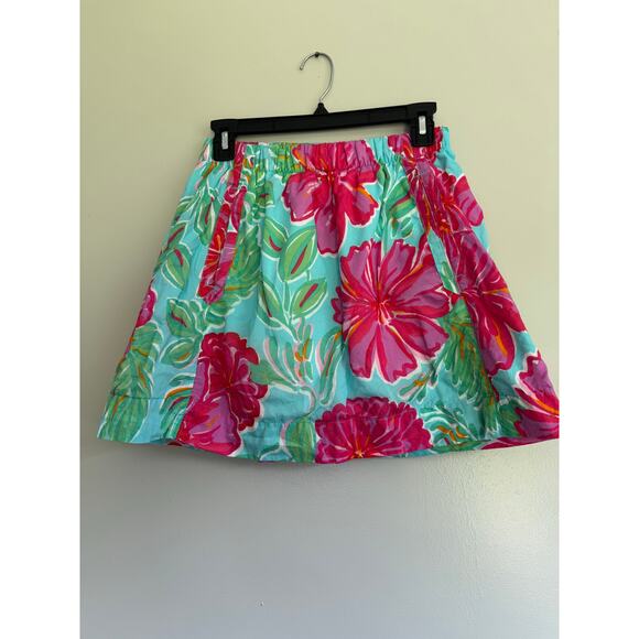 Lilly‎ Pulitzer Blue Pink Shorlie Bellina Small - Picture 1 of 4
